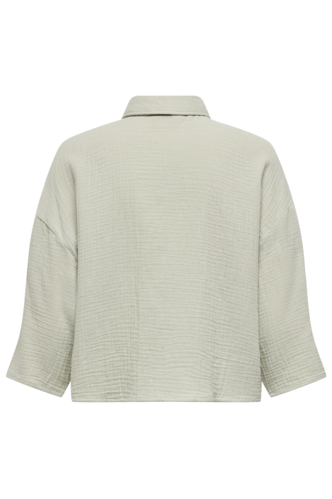 Jacqueline de Yong groene dames blouse | Achteraanzicht