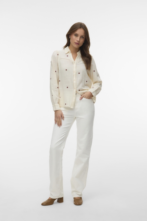 Vero Moda beige dames blouse | Model