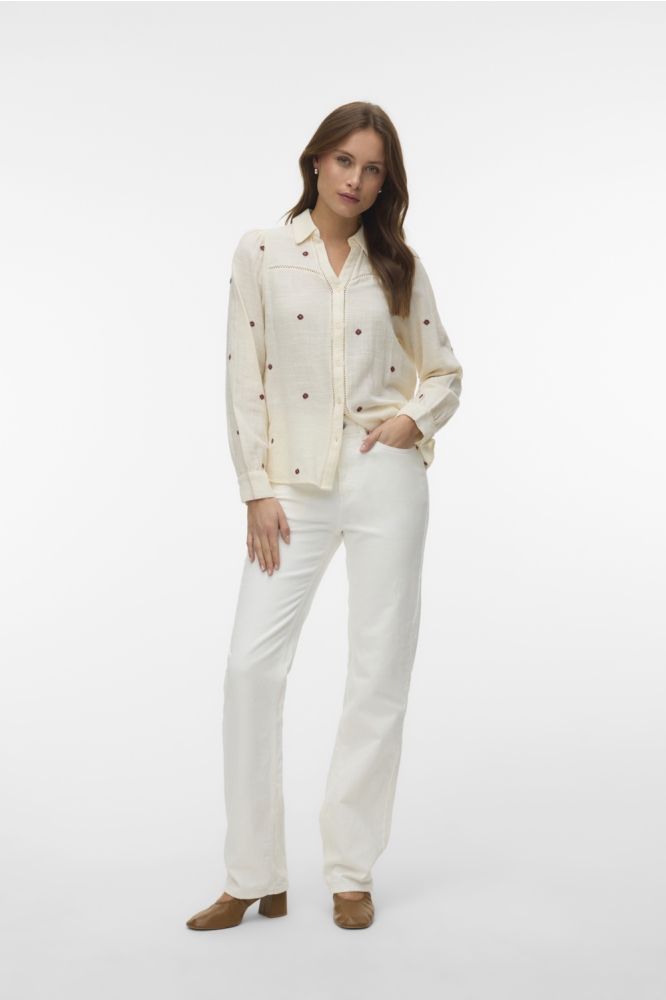 Vero Moda beige dames blouse | Model