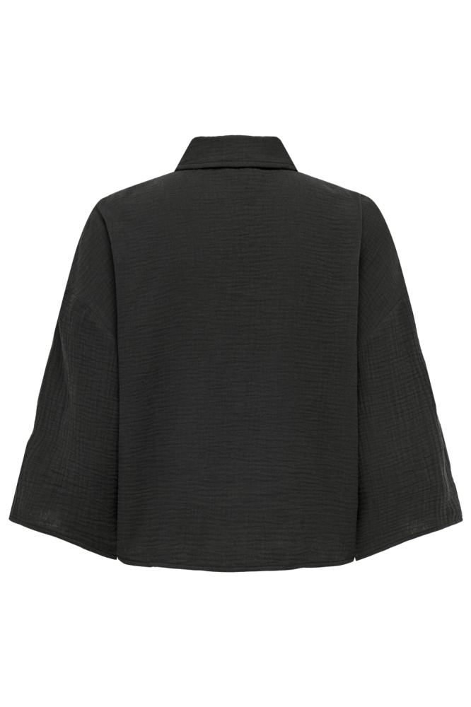 Jacqueline de Yong grijze dames blouse | Achteraanzicht