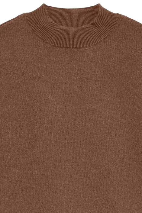 Vero Moda bruine dames trui | Close up