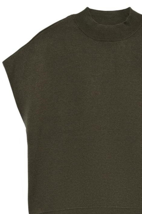 Vero Moda groene dames trui | Close up