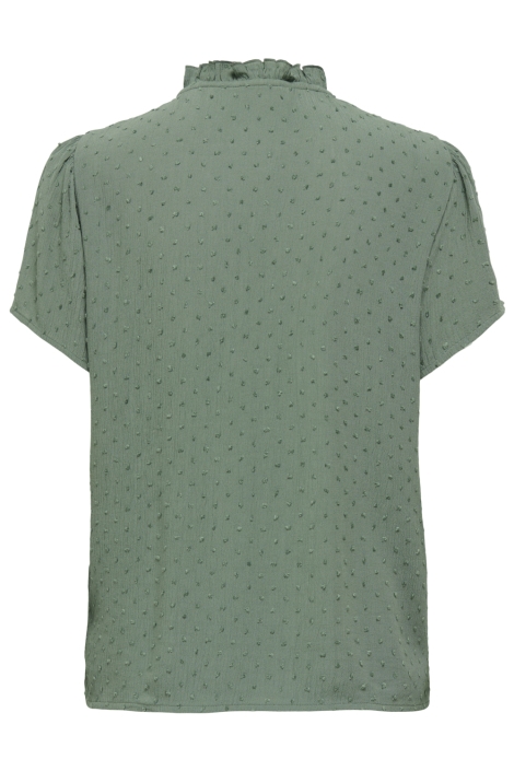 Jacqueline de Yong groene dames blouse | Achteraanzicht