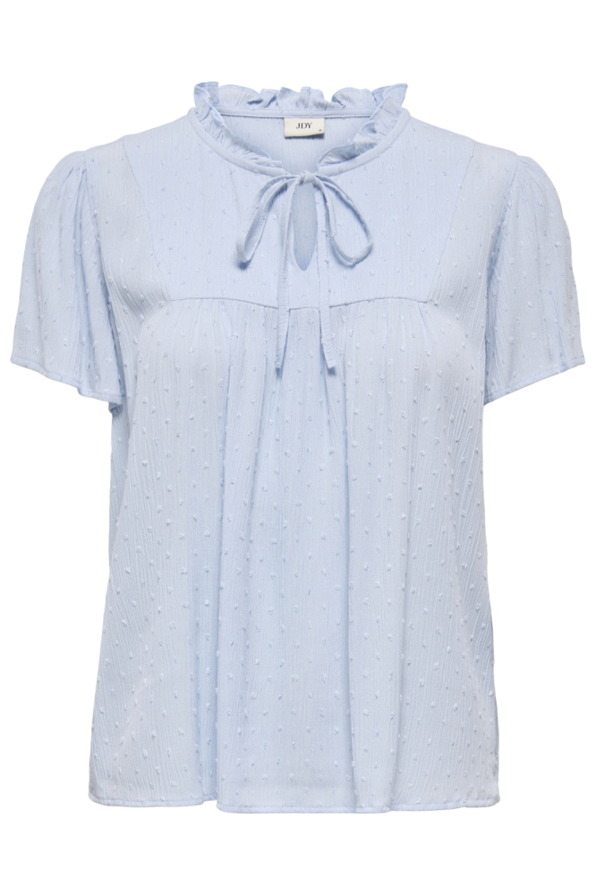 Jacqueline de Yong blauwe dames blouse | Vooraanzicht