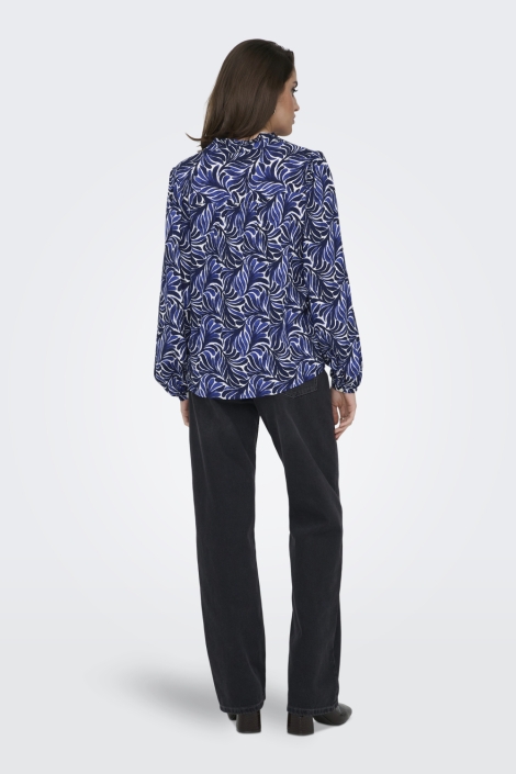 Only blauwe dames blouse | Model