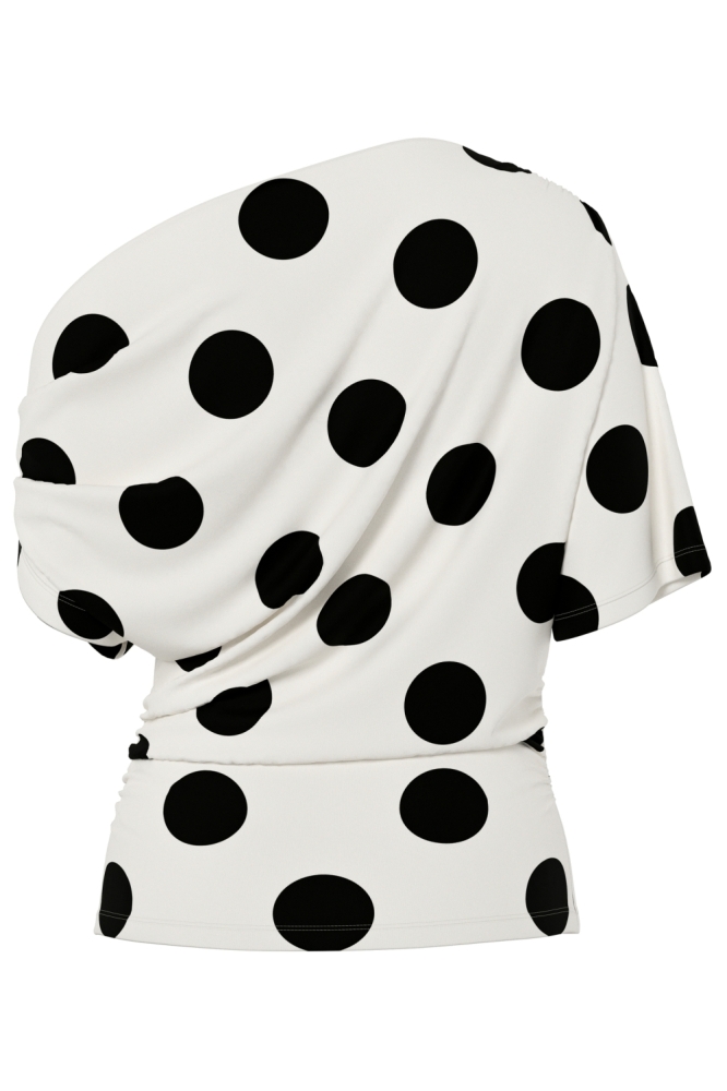 Hypedrop witte dames t-shirt | Achteraanzicht