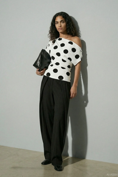 Hypedrop witte dames t-shirt | Model