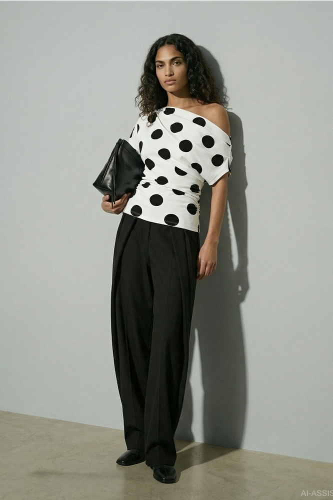 Hypedrop witte dames t-shirt | Model