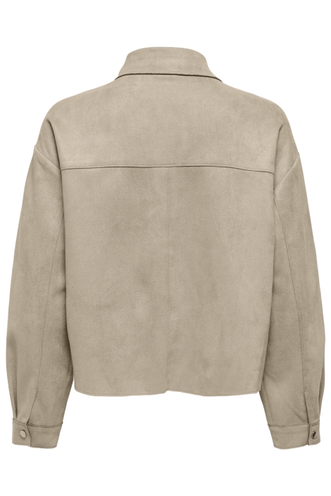 Jacqueline de Yong beige dames blouse | Achteraanzicht