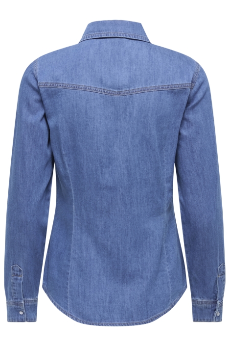 Jacqueline de Yong blauwe dames blouse | Achteraanzicht