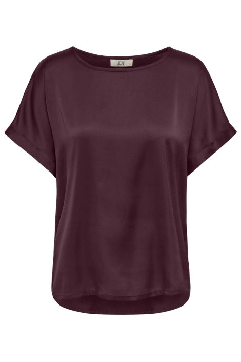 Jacqueline de Yong bordeaux dames t-shirt | Vooraanzicht