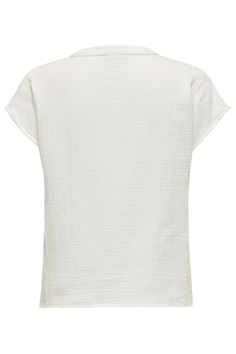 Jacqueline de Yong ecru dames blouse | Achteraanzicht