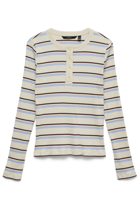 Vero Moda beige dames t-shirt | Vooraanzicht