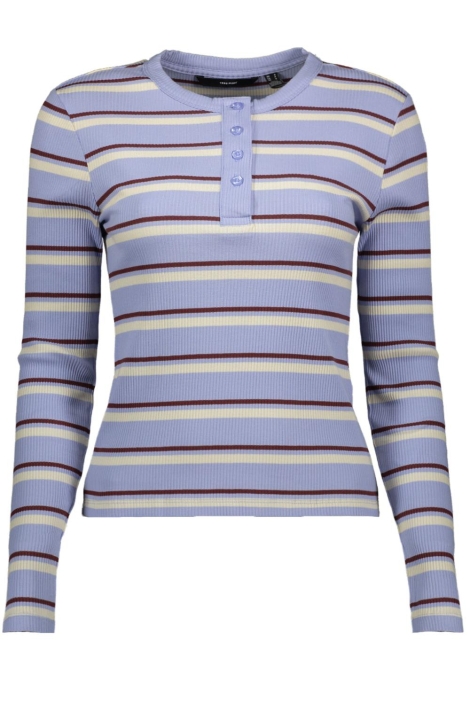 Vero Moda blauwe dames t-shirt | Vooraanzicht