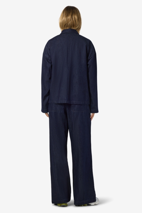 Noisy may blauwe dames blouse | Model