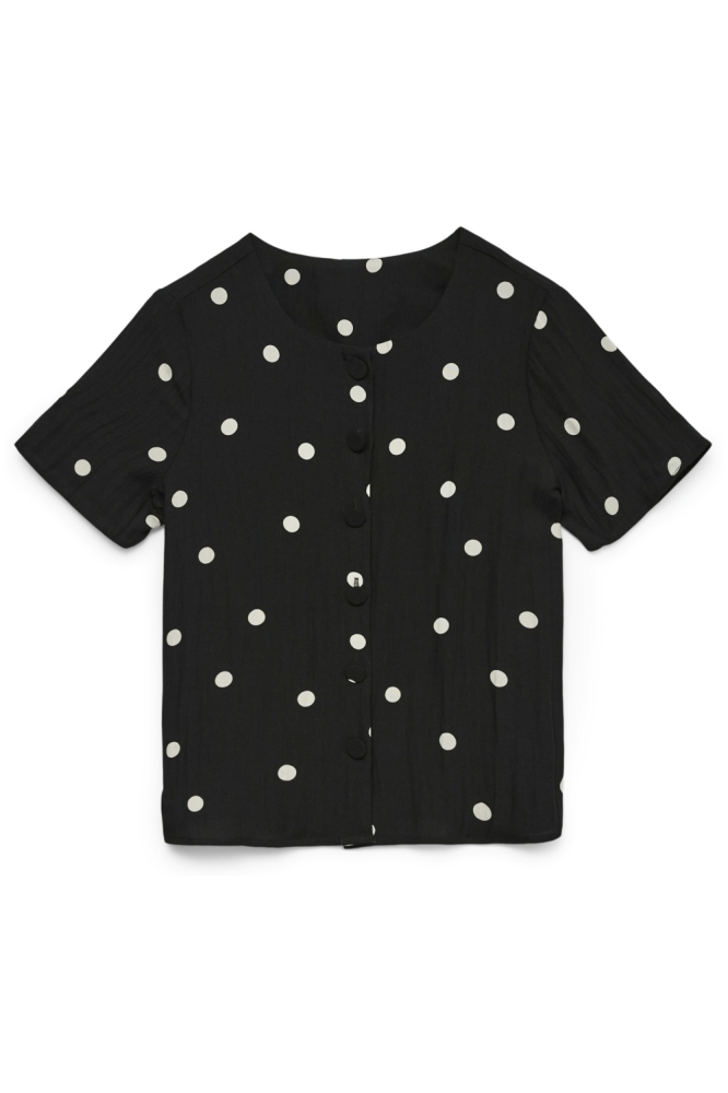 Vero Moda zwarte dames blouse | Vooraanzicht