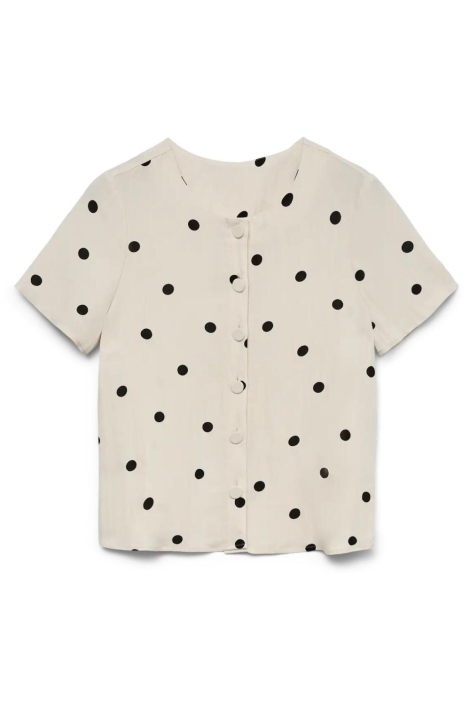 Vero Moda beige dames blouse | Vooraanzicht
