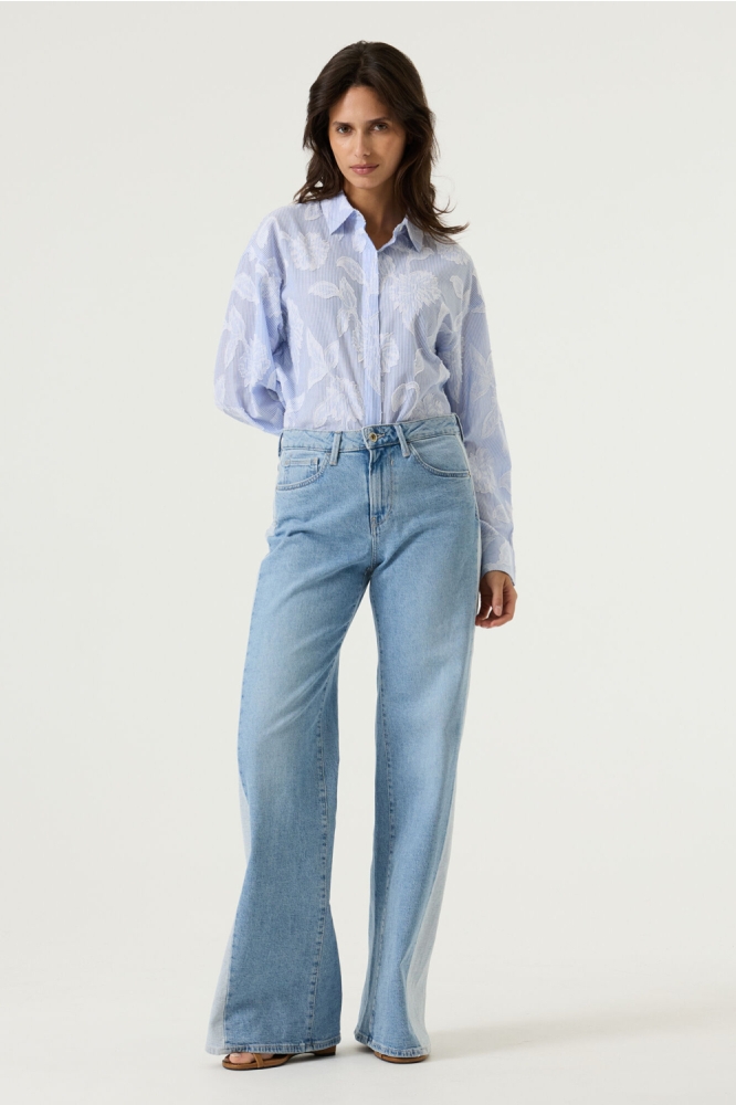 Garcia blauwe dames blouse | Model