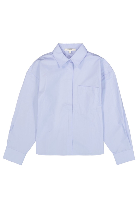 Garcia blauwe dames blouse | Vooraanzicht