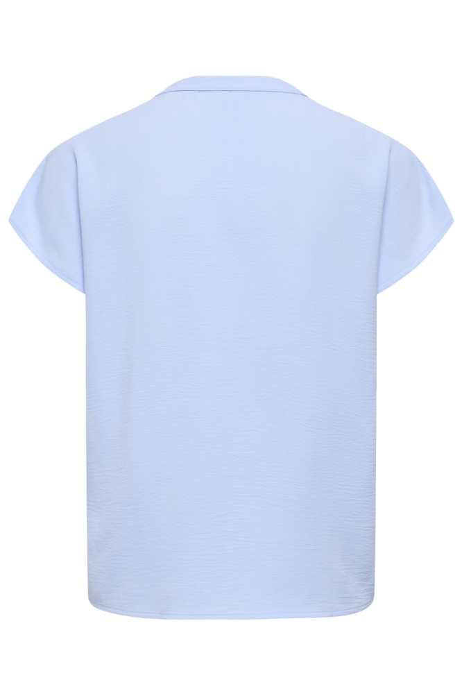 Jacqueline de Yong blauwe dames t-shirt | Achteraanzicht