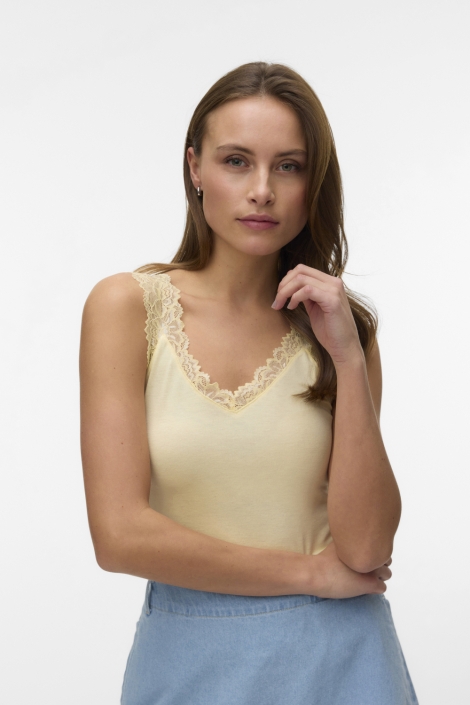 Vero Moda gele dames top | Model