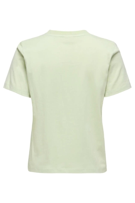 Jacqueline de Yong groene dames t-shirt | Achteraanzicht