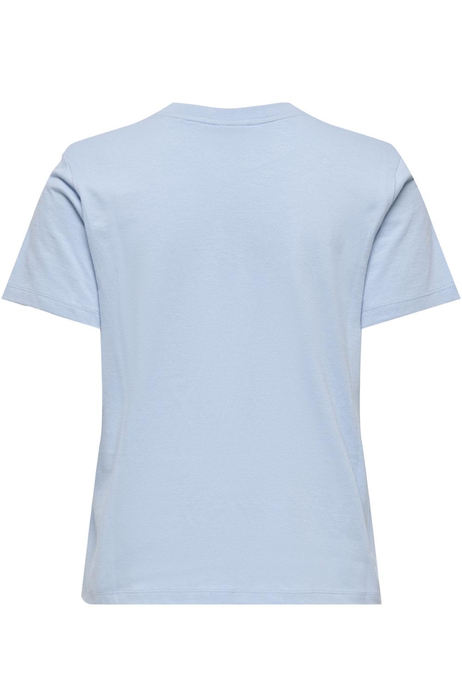 Jacqueline de Yong blauwe dames t-shirt | Achteraanzicht