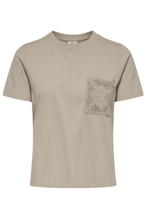 Jacqueline de Yong camel dames t-shirt | Vooraanzicht
