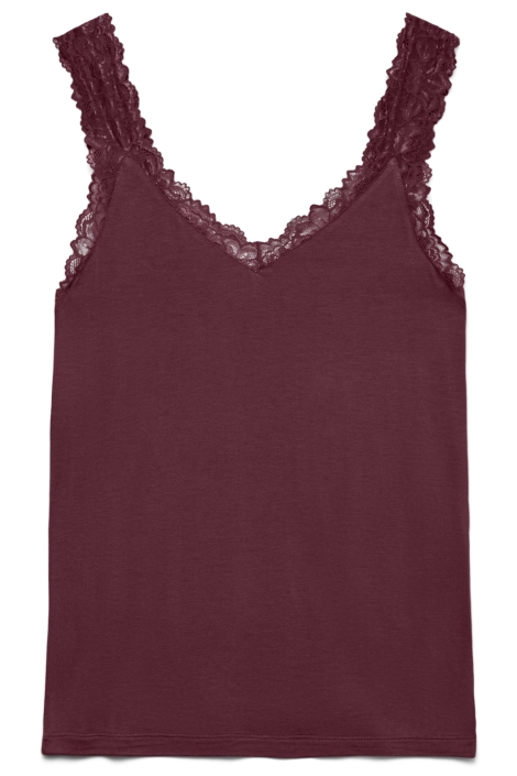 Vero Moda bordeaux dames top | Vooraanzicht