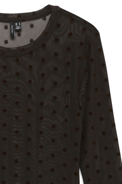 Vero Moda bruine dames top | Close up