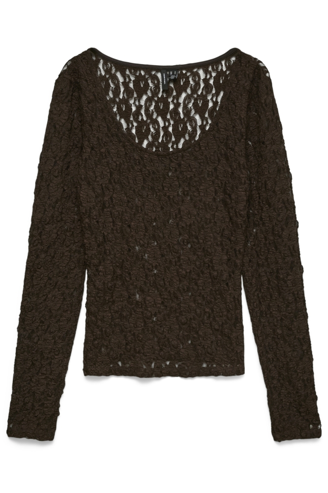 Vero Moda bruine dames top | Vooraanzicht