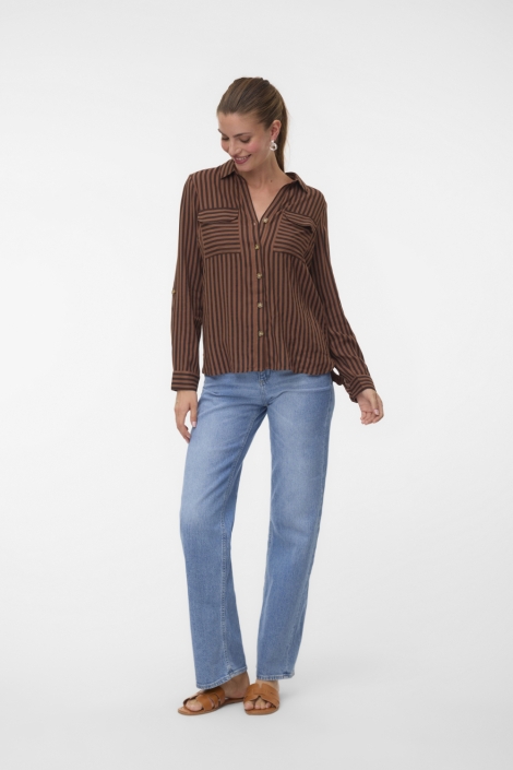 Vero Moda bruine dames blouse | Model