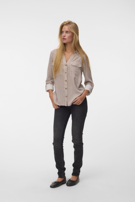 Vero Moda bruine dames blouse | Model