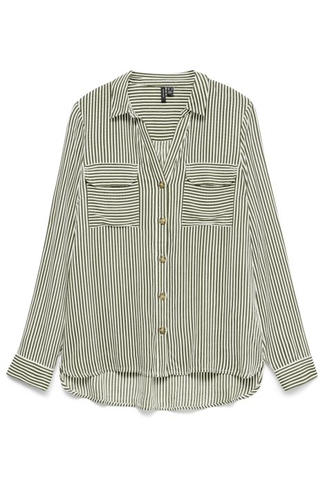 Vero Moda groene dames blouse | Vooraanzicht