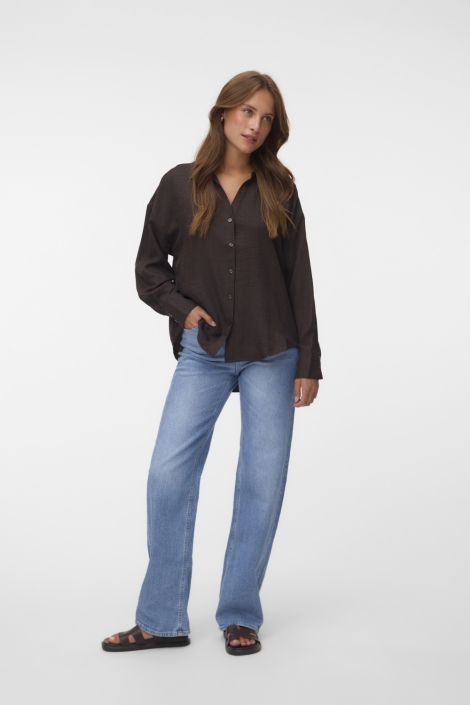 Vero Moda bruine dames blouse | Model