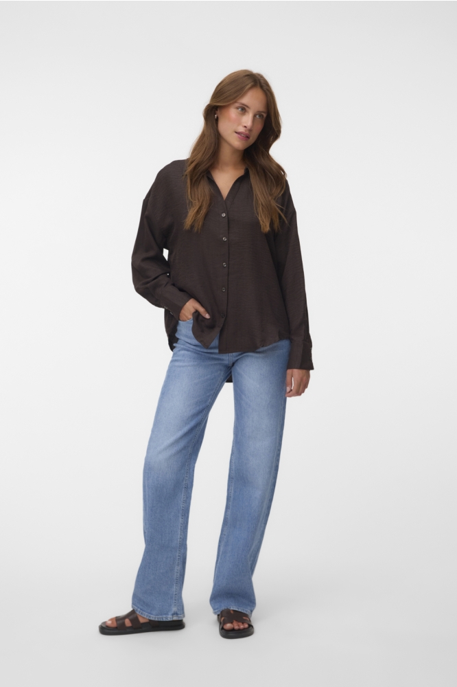 Vero Moda bruine dames blouse | Model