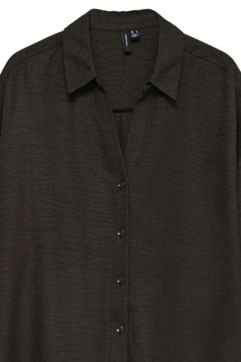 Vero Moda bruine dames blouse | Close up