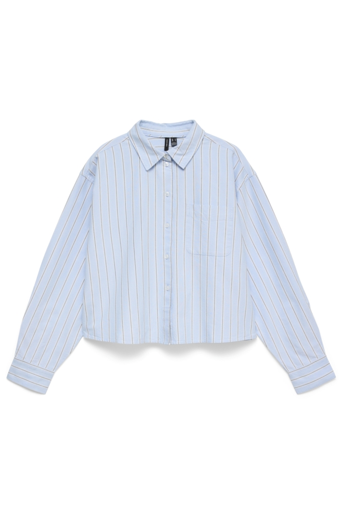 Vero Moda blauwe dames blouse | Vooraanzicht