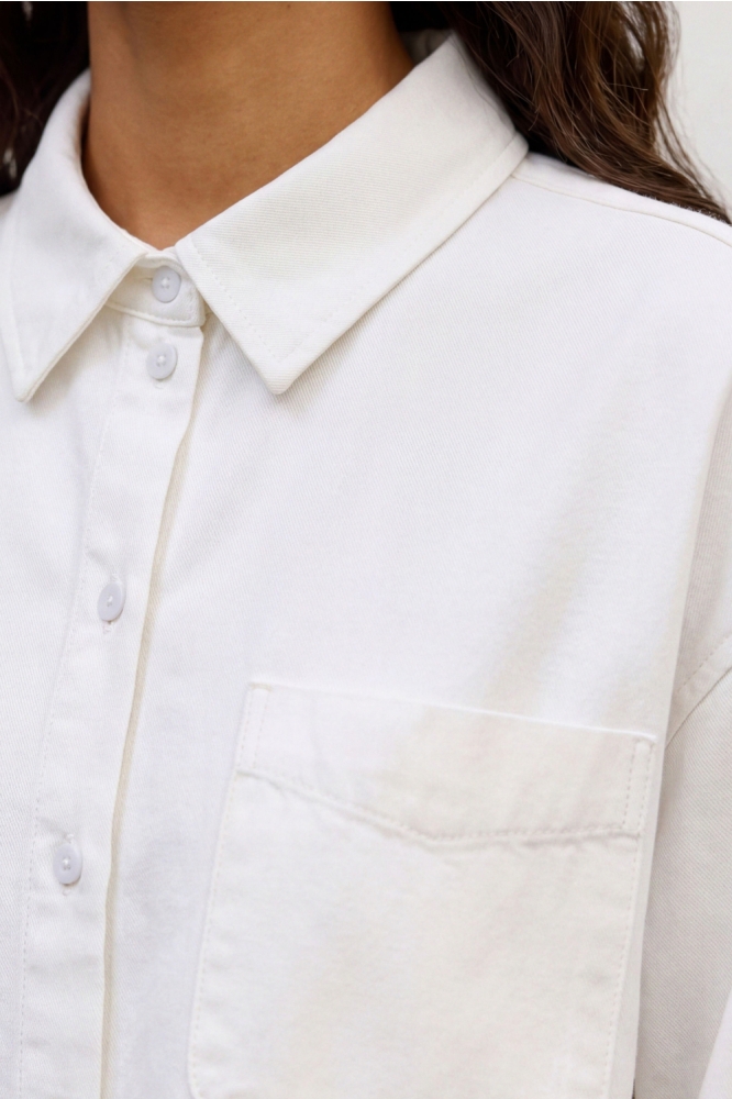 Vero Moda ecru dames blouse | Close up