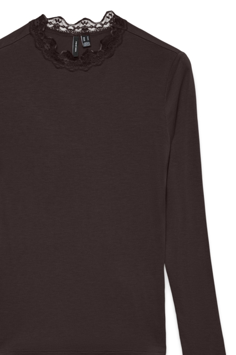 Vero Moda bruine dames top | Close up