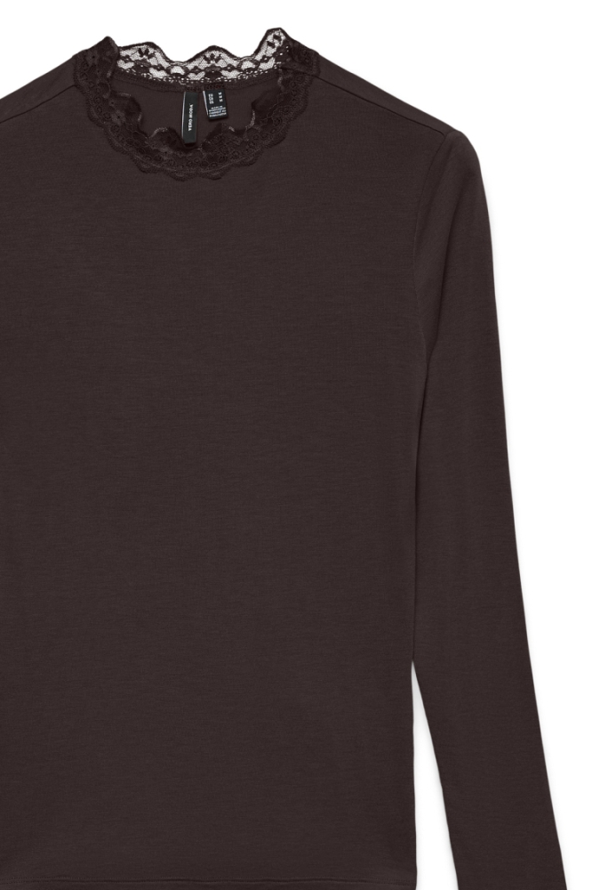 Vero Moda bruine dames top | Close up