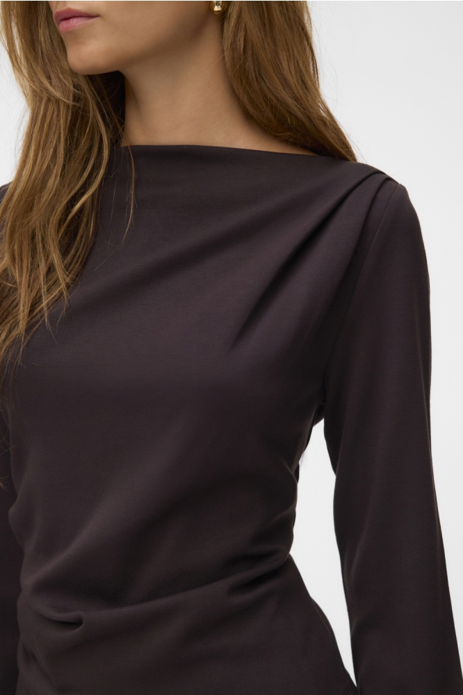 Vero Moda bruine dames top | Close up
