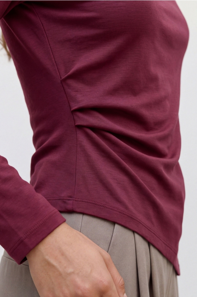 Vero Moda bordeaux dames top | Close up