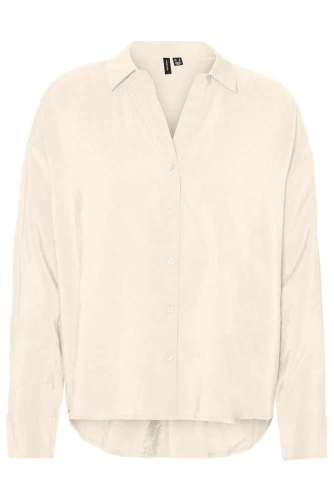 Vero Moda beige dames blouse | Vooraanzicht