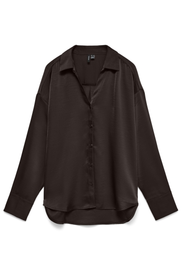 Vero Moda vmmiro ls shirt wvn noos Bruin
