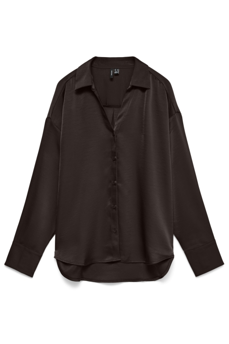 Vero Moda bruine dames blouse | Vooraanzicht