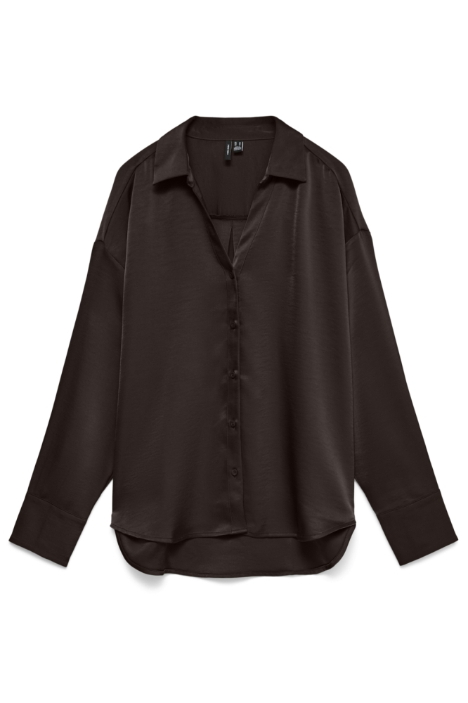 Vero Moda bruine dames blouse | Vooraanzicht