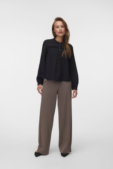 Vero Moda zwarte dames blouse | Model