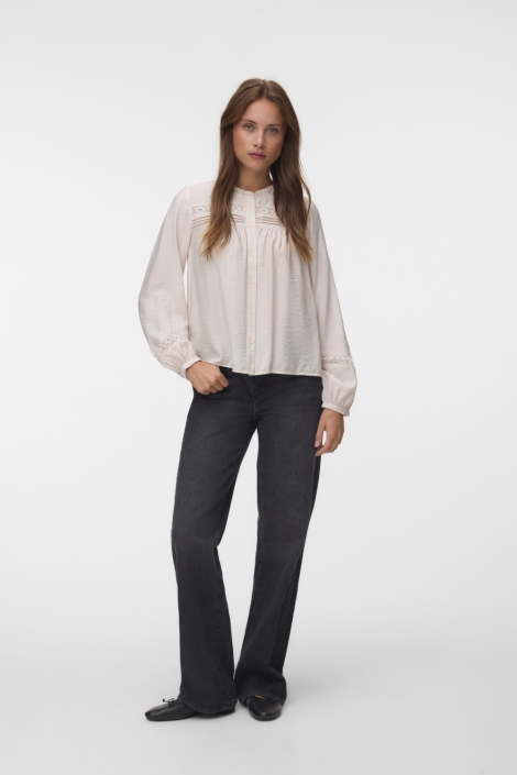 Vero Moda beige dames blouse | Model