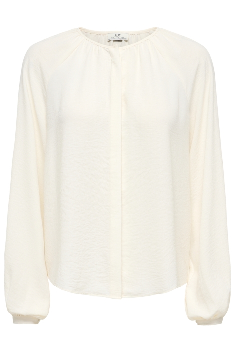 Jacqueline de Yong beige dames blouse | Vooraanzicht